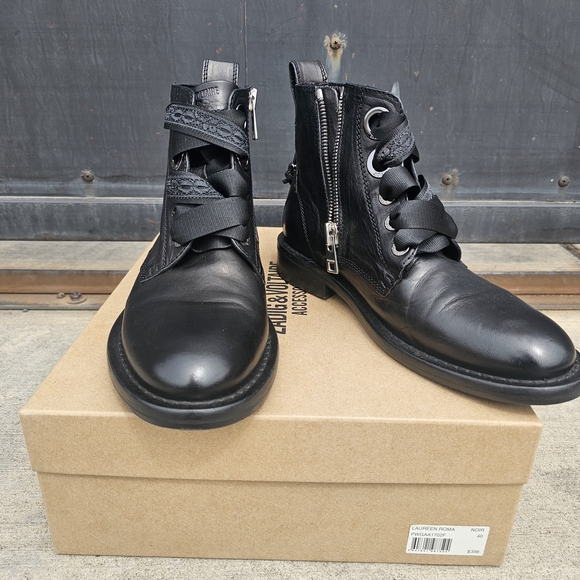 Womens Zadig & Voltaire Black Ankle Boots - Picture 1 of 9